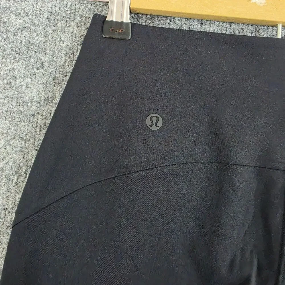 Lululemon Pants Womens 4 Smooth Fit Pull On High Rise Crop Straight Office Work